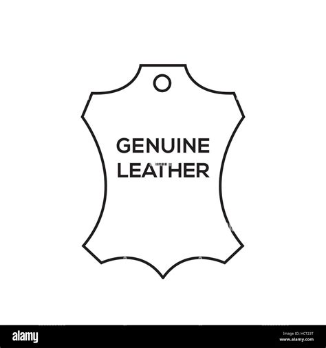 genuine leather symbol.